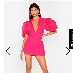Nasty gal pink romper